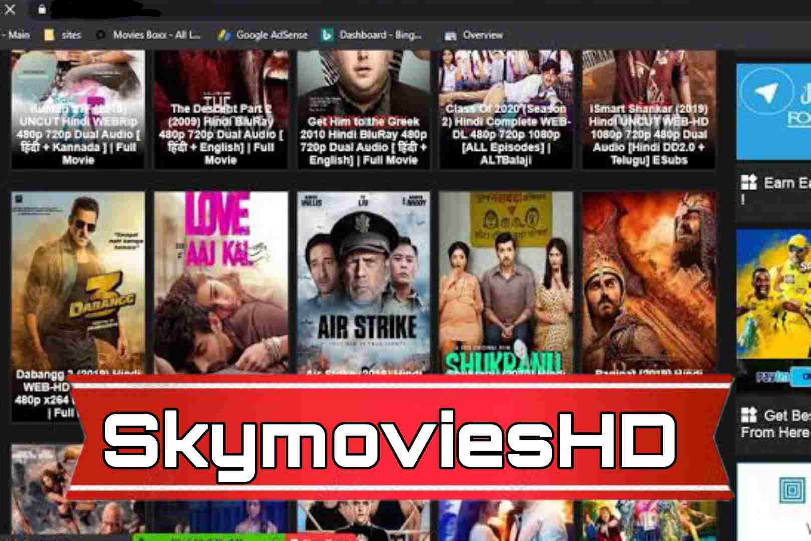 SkymoviesHD New Bollywood and Hollywood Movies Download 720p, 1080p